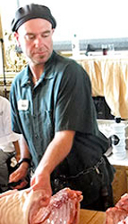 Dave the Butcher Dave the Butcher at the Fairmount Hotel, San Francisco, for Cochon 555